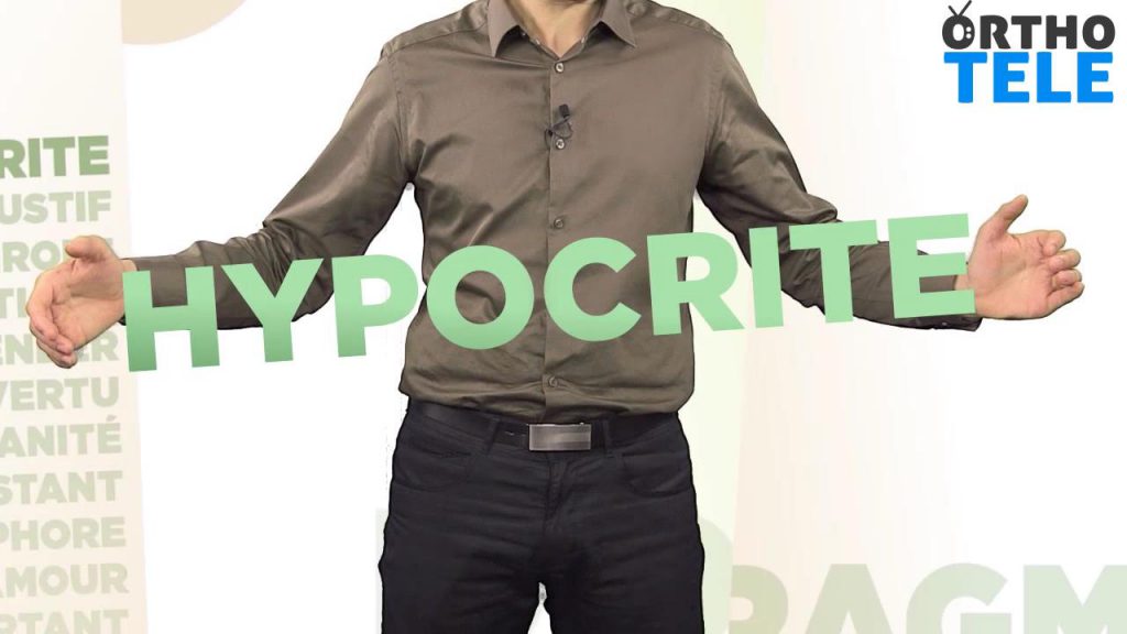 Décortiquons le mot « Hypocrite »